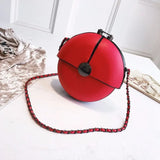 Women Chain Bag Lady Messenger Bag Small Round Bag Spring Summer Mini Shoulder