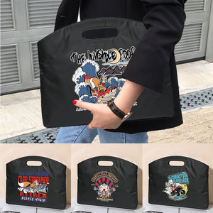 Mask Print Laptop Case Sleeve Business Bag