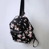 Butterfly Flower Children's Backpack PU Leather Student Bag