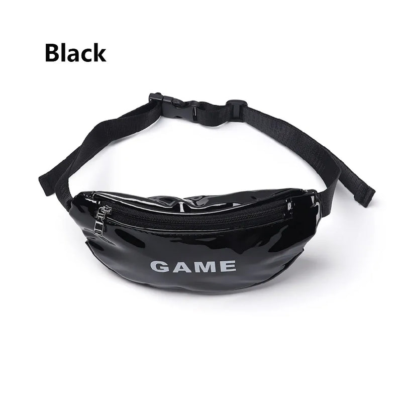 Kids Waist Packs Laser Belt Bags Storage Bag Boy Girl Money Chest Bag