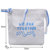 Canvas Women Bag Casual Handbags Women Bags Letters Printed Shoulder Beach Bag