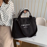 Canvas Women Handbags Large Capacity Shoulder Bag