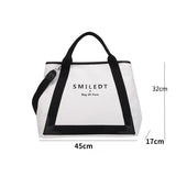 Canvas Large Capacity Women Handbag Shoulder Crossbody Bag
