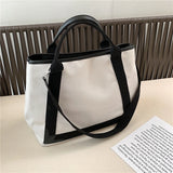 Canvas Large Capacity Women Handbag Shoulder Crossbody Bag