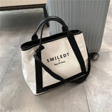 Canvas Women Handbags Large Capacity Shoulder Bag