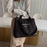 Canvas Large Capacity Women Handbag Shoulder Crossbody Bag