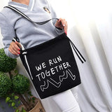 Canvas Women Shoulder Bag Crossbody Bags Letter Printed Handbag