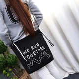 Canvas Women Shoulder Bag Crossbody Bags Letter Printed Handbag