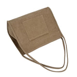 Canvas Women's Large Tote Bag Bucket Shoulder Bags Lady Leather M