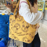 Cartoon Little Bear Shoulder Bag for Women
