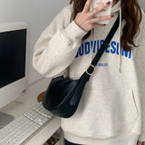 Casual One Shoulder Crossbody Bag Versatile Dumpling Bag
