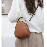 Casual Leather Top Handle Tote Crossbody Bag
