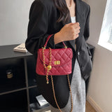 Adjustable Shoulder Strap Crossbody Bags Solid Retro Leather Satchel