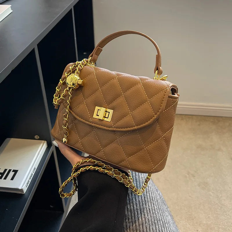 Adjustable Shoulder Strap Crossbody Bags Solid Retro Leather Satchel