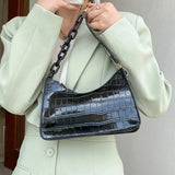 Retro PU Leather Chain Shoulder Bag for Women