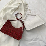 Retro PU Leather Chain Shoulder Bag for Women