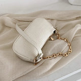 Stone Pattern Crossbody Bag Women's Pu Leather Shoulder Bag