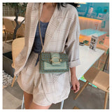 Women's Large Capacity Thread Splicing Retro Shoulder Bag