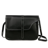 Retro Women Messenger Bag Solid All-match Crossbody Bag