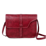 Retro Women Messenger Bag Solid All-match Small Square Crossbody Bag