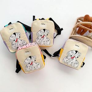 Children's Gray Cartoon Backpack for Kindergarten Kids