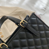 Plaid Large Tote Bag Diamond Lattice Handbag