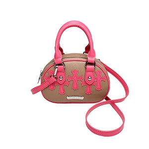 High Personality One Shoulder Crossbody Bag Women's Round Bag