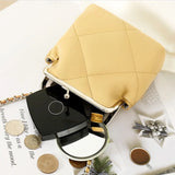 Crossbody Bag Women's Lingge Chain Shoulder Messenger Bag
