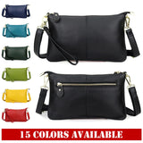 Leather Crossbody Bag Women's Clutch Shoulder Bag