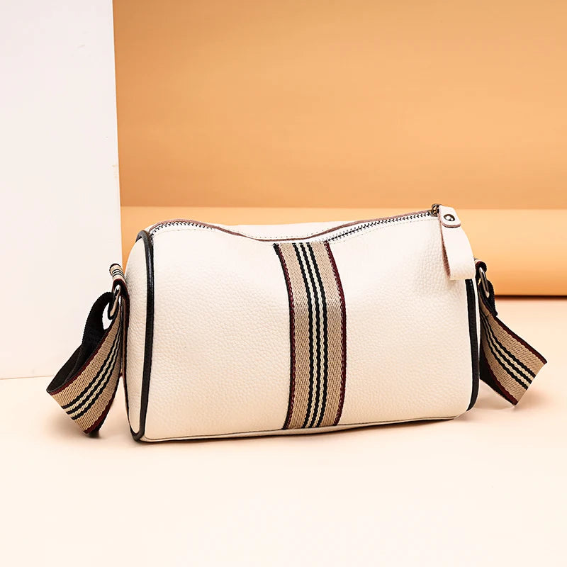 Women's Soft Leather Crossbody Bag - Small Shoulder Purse