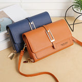 Women's Crossbody Wallet Purse Clutch Multifunctional Phone Messenger Bag