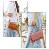 Women's Crossbody Bag Wallet PU Leather Purse Clutch Phone Pocket Messenger