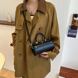 Vintage Crossbody Bag Female Shoulder Tote Lady Leather Handbag