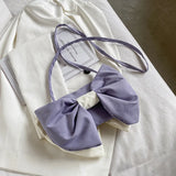 Women's Bowknot Shoulder Bag Handbag Messenger