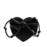 Love Heart Crossbody Bag with Bowknot Phone Bag