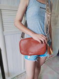 Cowhide Crossbody Cell Phone Shoulder Bag Leather Messenger Bags