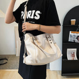 Crossbody Tote Business Women Shoulder Bags PU Leather Large Capacity