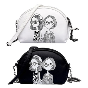 Crossbody Bag for Women Lady Girl Shoulder Bag Chain Zipper Small Beach Bag