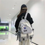 Women Large Capacity Travel Bag Pocket College Student Backpacks