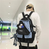 Women Large Capacity Travel Bag Pocket College Student Backpacks