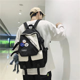 Women Large Capacity Travel Bag Pocket College Student Backpacks