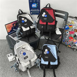 Women Large Capacity Travel Bag Pocket College Student Backpacks