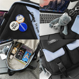 Women Large Capacity Travel Bag Pocket College Student Backpacks