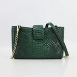 Embossed PU Leather Bag Women Shoulder Chain Bag Crossbody Lady Bag