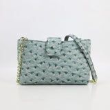 Embossed PU Leather Bag Women Shoulder Chain Bag Crossbody Lady Bag