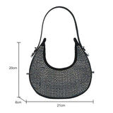 Diamond Rhinestones Women Underarm Bags Clutches Totes Party Shoulder Bags