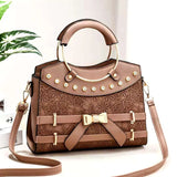 Diamonds Women Handbags High Ladies Shoulder Bags Leather Female Girl Shell