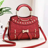 Diamonds Women Handbags High Ladies Shoulder Bags Leather Female Girl Shell