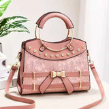 Diamonds Women Handbags High Ladies Shoulder Bags Leather Female Girl Shell