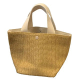 Straw Woven Handbag Women Beach Tote Retro Shoulder Bag